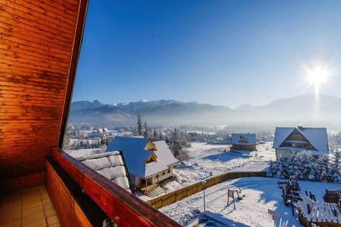 Przytulne mieszkanie z widokiem na Tatry