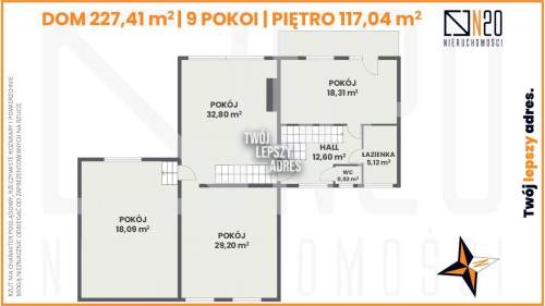 Dom 8 pokoi, garaż 2-3 auta, podpiwniczenie 