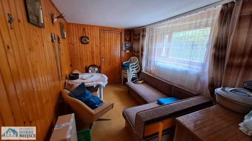 Całoroczna ROD z garażem, nad jeziorem 