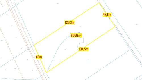 Działka przemysłowa Woźniki 6066m2