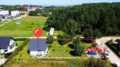 Dom ok. 800 m od morza w linii prostej