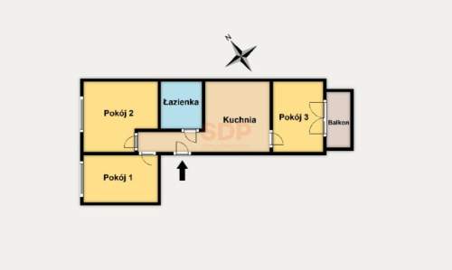 Nowe budownictwo 3-pokoje z balkonem MP
