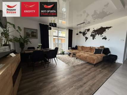 3 pokojowe mieszkanie z halą garażową i komórką