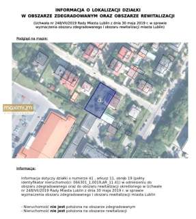 Działka budowlana 614 m2 ul. Szczygla 9 Lublin