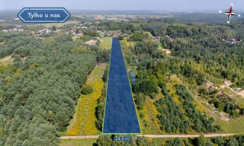 Duża działka 14110 m2 Siedlec Gm. Janów
