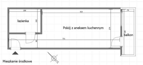 3 KAWALERKI W JEDNYM MIESZKANIU