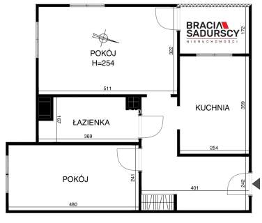Dwupokojowe z osobną kuchnią. Ulica Felińskiego.