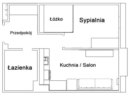 Mieszkanie do wynajęcia, 36 m2, Kraków