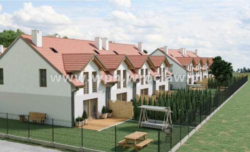 Nowy gotowy szereg 120m garaż ogród wsch Wrocław