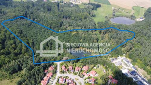 Piękna działka 3,3 ha w Łapinie gm. Kolbudy