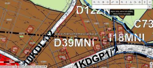 Działka Gorzyce DK78 ul. Rybnicka 68A