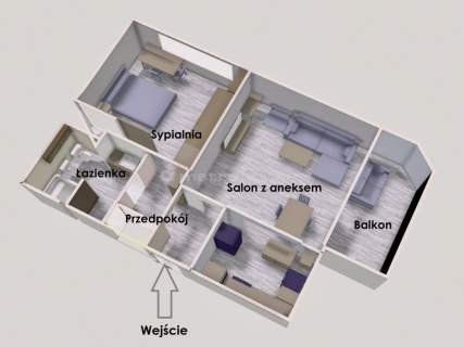 Mieszkanie 63,6 m na Gocławiu, balkon, piwnica