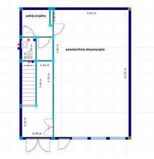 Pawilon handlowo-usługowy w centrum miasta