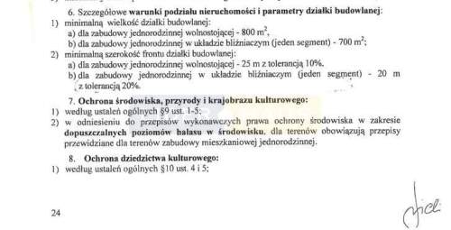 Łomianki teren pod zabudowę mieszkaniową