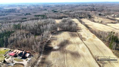 Grunt siedliskowy w otoczeniu lasu ok. 2,5 km od J