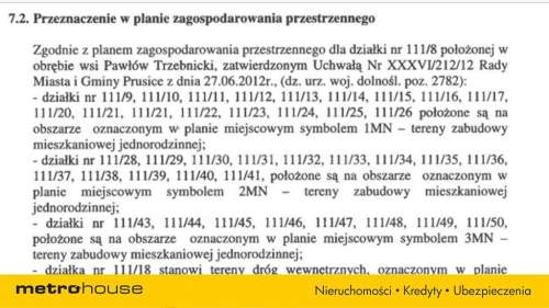 Działka budowlana - Pawłów Trzebnicki