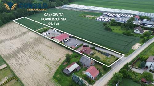 DOM 168m2-DZIAŁKA 96ar-HALA Sieciechowice koło S7