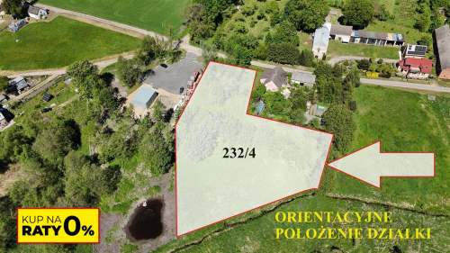 Duża działka ok. 33 km od morza i 24 km od Koszali
