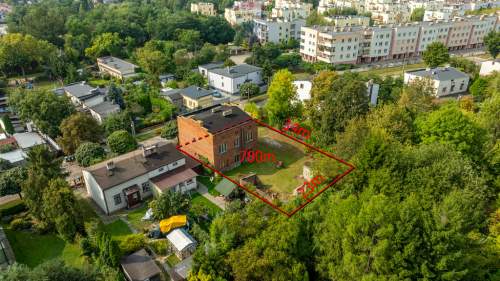 działka 772 m z budynkiem w Łodzi ul. Romana 2A