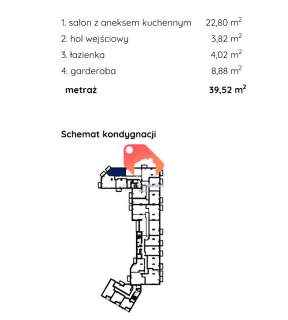 Nowe 2 pokoje 39,52m2 w samym Centrum Bydgoszczy