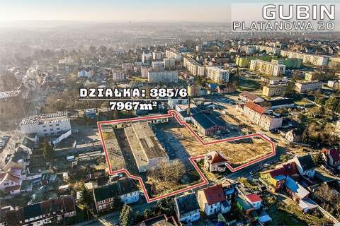 Duża działka w sercu Gubina przy granicy PL/DE 