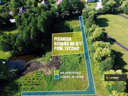 Działka na sprzedaż, 1222 m2, Pisanica