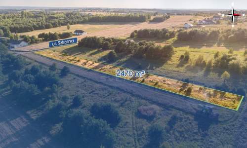 Biskupice 2470m2 Budowlano-rol