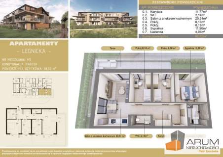 Mieszkanie na sprzedaż, 68,02 m2, Częstochowa
