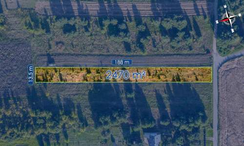 Biskupice 2470m2 Budowlano-rol