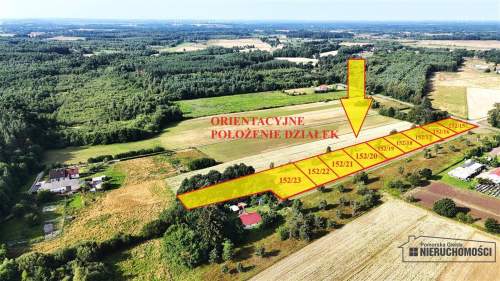 Działka budowlana - KOSZALIN OKOŁO 20 KM - na raty