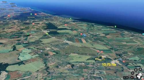 11 ha przy drodze S6/S11. 20 min do Kołobrz