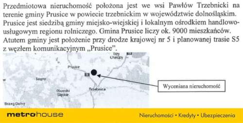 Działka budowlana - Pawłów Trzebnicki
