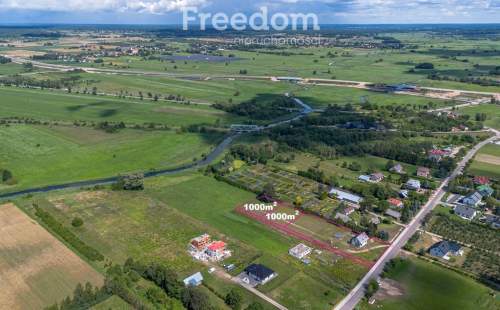 2 działki budowlane po 1000 m2 każda, WZ, Fasty