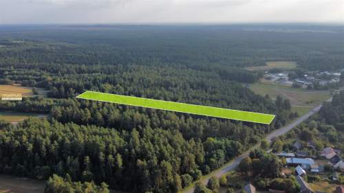 Działki rolne 2,05 ha i leśna 0,43 ha Długi Kąt