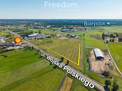 Działki UPN przy 665 Różne metraże ASAG