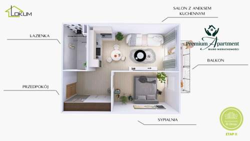 Apartament 2 pokoje Nowa Inwestycja Busko-Zdrój
