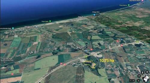 11 ha przy drodze S6/S11. 20 min do Kołobrz