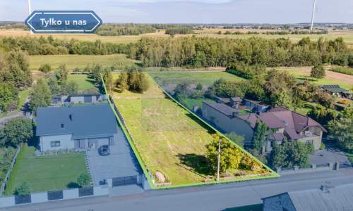 Duża działka Wiercica gm. Przyrów szer. 22,5m