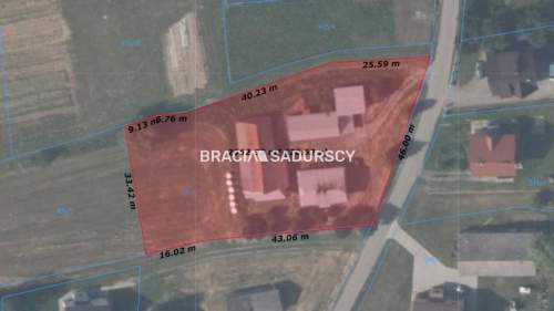 Gnojnik, Działka budowlana o pow. 2700 m2
