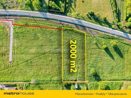 Działka budowlana 2000 m2 w Kozach.