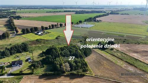 Działka budowlana 17 km od morza - na raty 