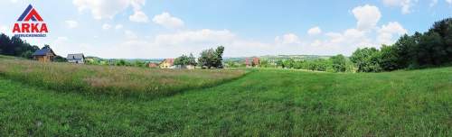 Widokowa działka budowlana w gminie Łapanów