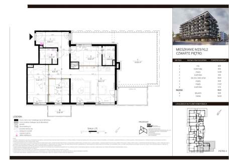 NOWE MIESZKANIE 4 pokoje 86,01 m2 ul. Pawia
