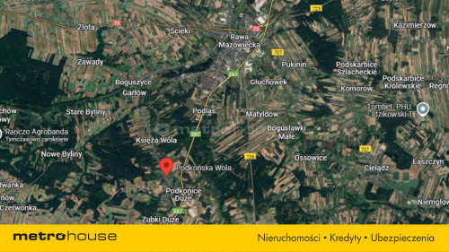 PODKOŃSKA WOLA-działka budowlana 1297 m2