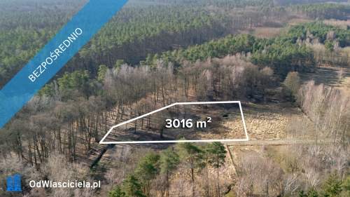 Działka przy lesie, nad Zalewem Szczecińskim z warunkami.