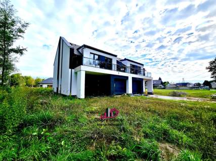 Nowoczesny dom w zabudowie bliźniaczej 150m2