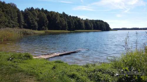 Działka w pobliżu lasu i jeziora