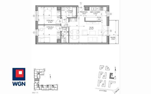 Mieszkanie na sprzedaż, 65,02 m2, Lublin