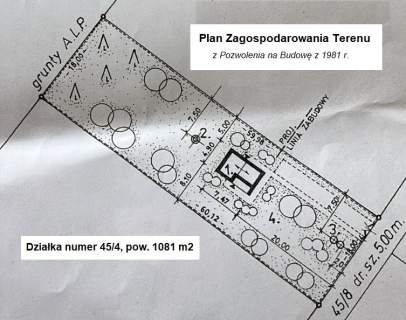 Działka rekreacyjna Sianno graniczy z Kampinosem