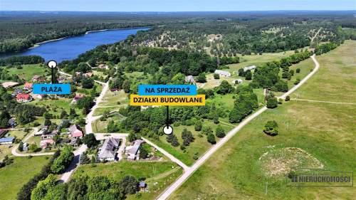 Działka budowlana blisko jeziora Dołgie.